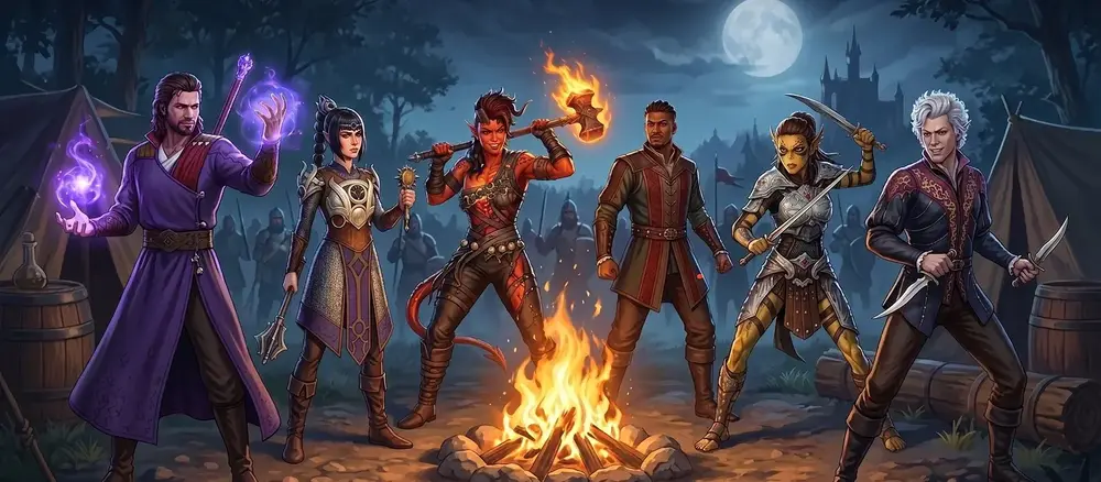 Cuestionario: ¿Qué compañero de Baldur's Gate 3 eres?